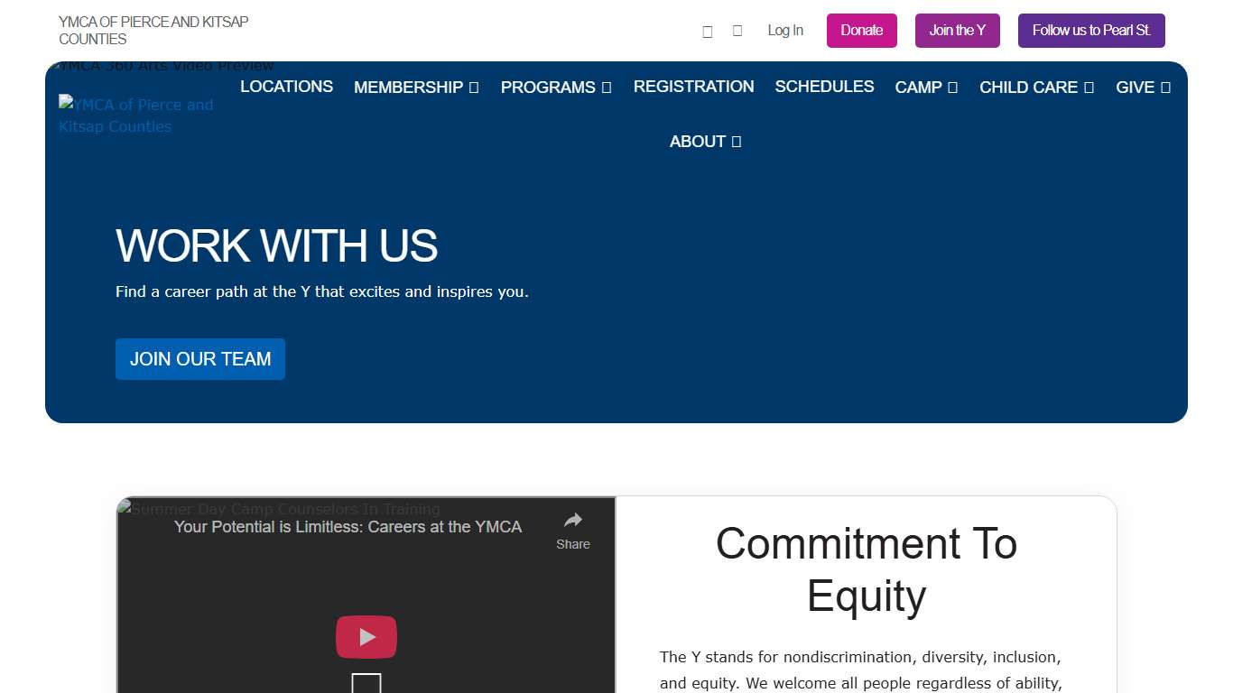 Careers At The Y YMCA of Pierce and Kitsap Counties